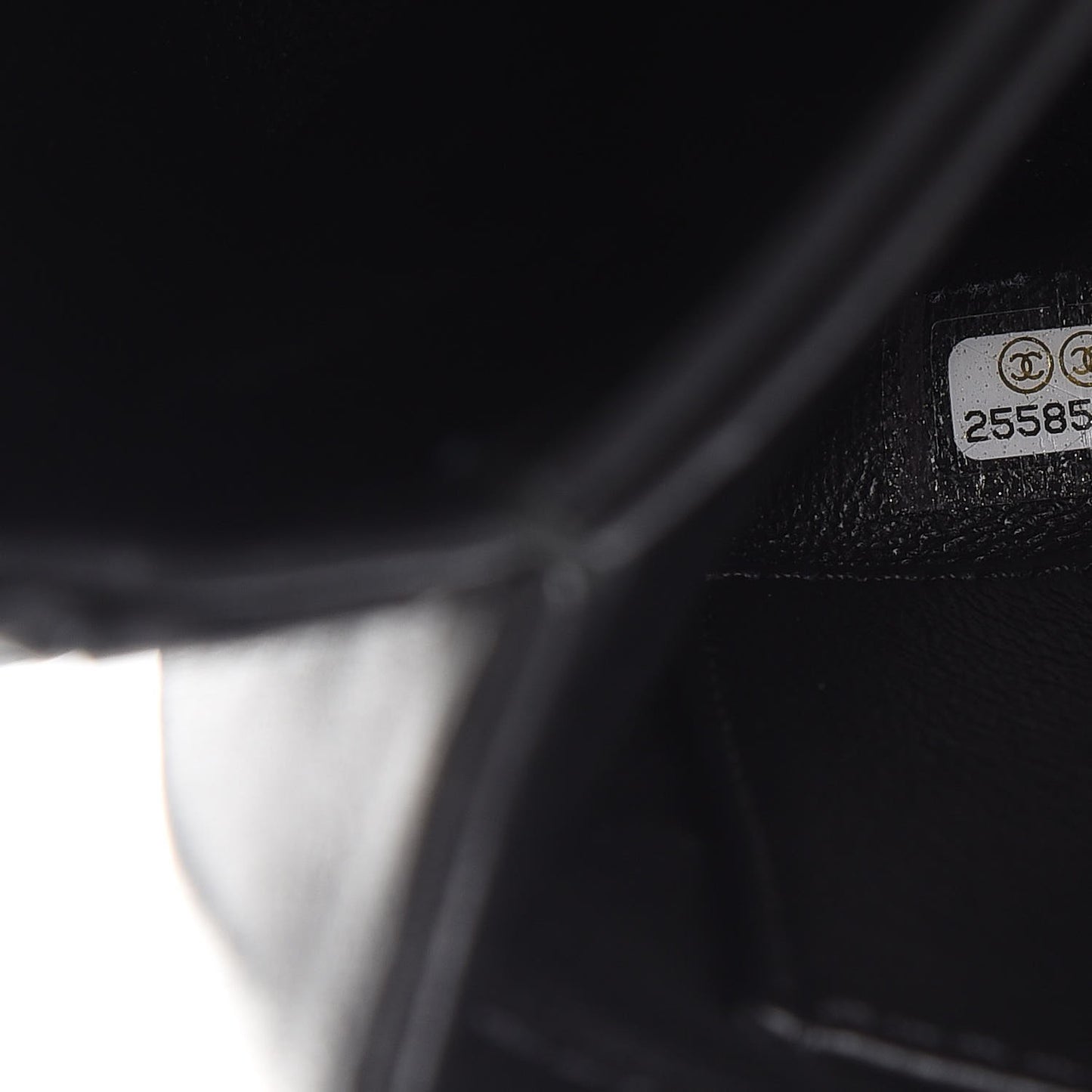 Lambskin Chevron Quilted Small Trendy CC Dual Handle Flap Bag Black