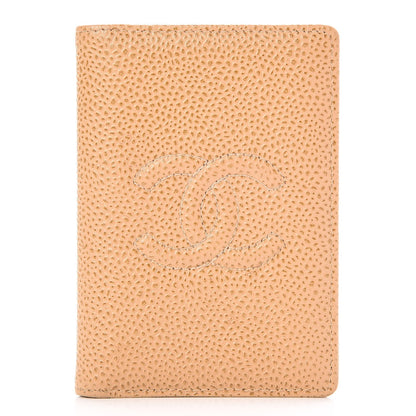Chanel Caviar CC Timeless Card Holder Beige 1 of 11