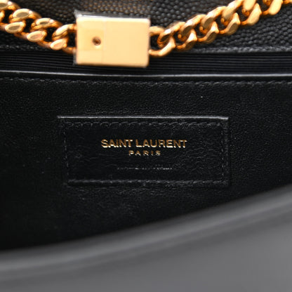Saint Laurent Grain De Poudre Small Monogram Kate Satchel Black 5 of 10