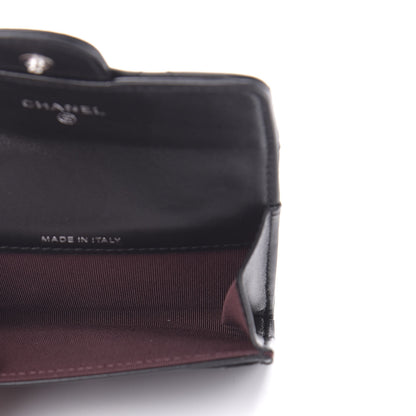 Chanel Lambskin Quilted Flap Card Holder Black 5 of 10