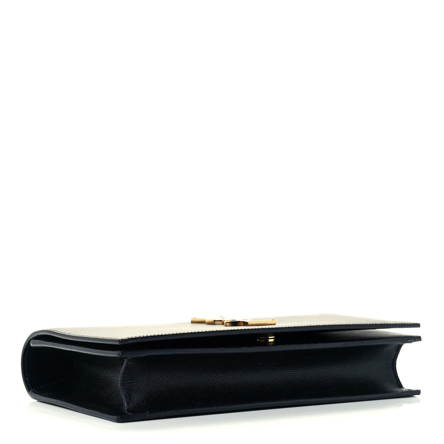 Grain De Poudre Classic Monogram Kate Clutch Black