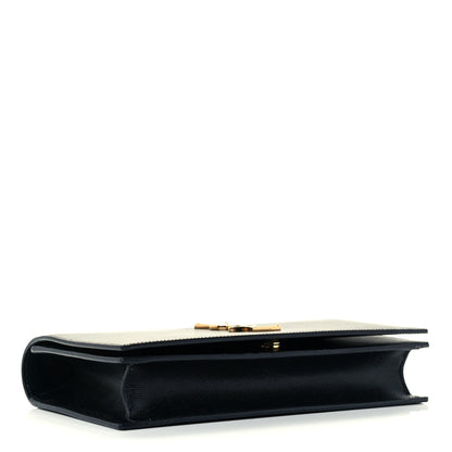 Saint Laurent Grain De Poudre Classic Monogram Kate Clutch Black 4 of 12
