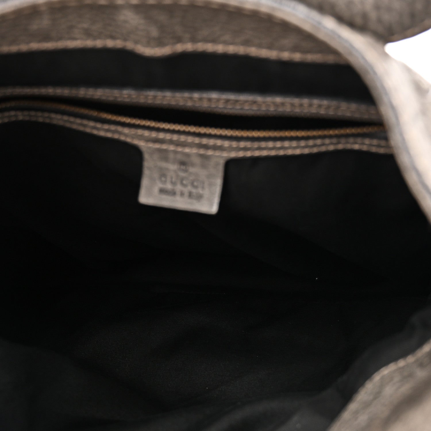 Gucci Guccissima Large New Pelham Satchel Grey 5 of 10