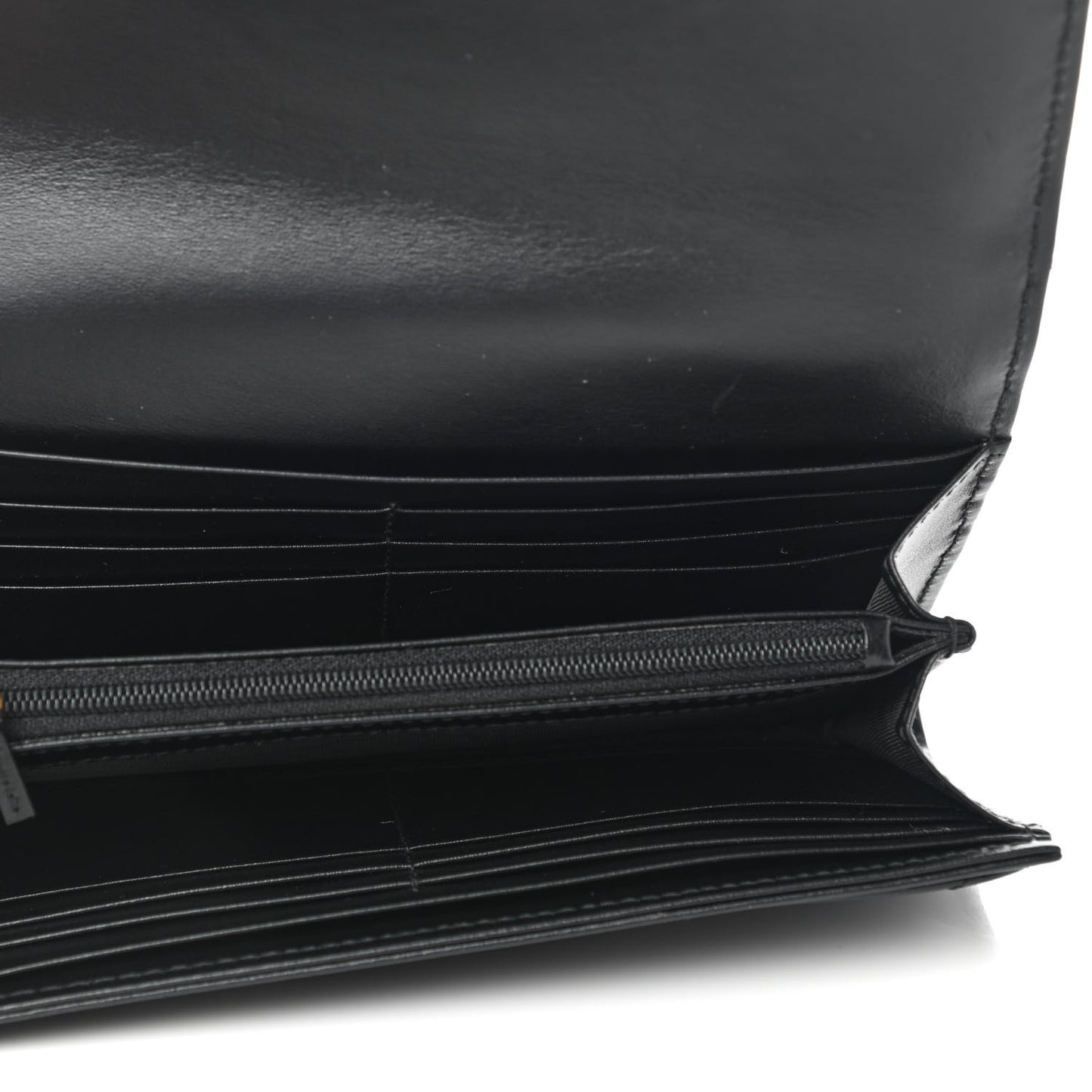 Calfskin Matelasse GG Marmont Continental Wallet Black