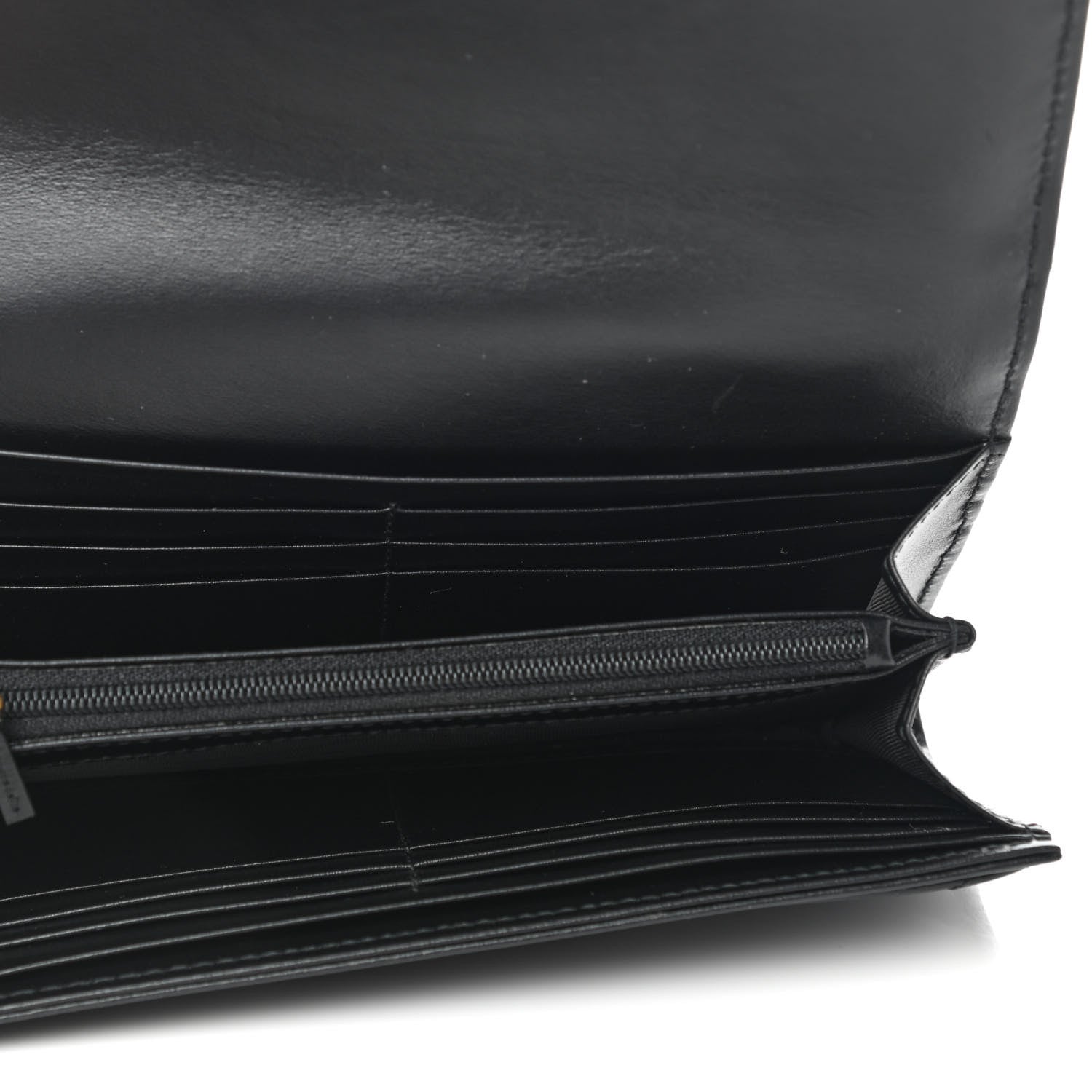 Gucci Calfskin Matelasse GG Marmont Continental Wallet Black 5 of 7