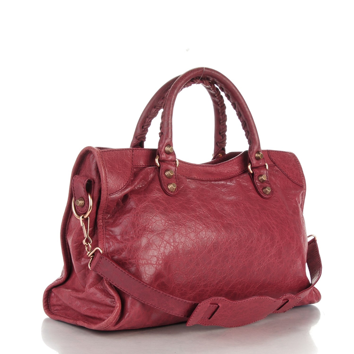 Balenciaga Agneau Giant 12 Rose Gold Hardware City Cassis 4 of 7