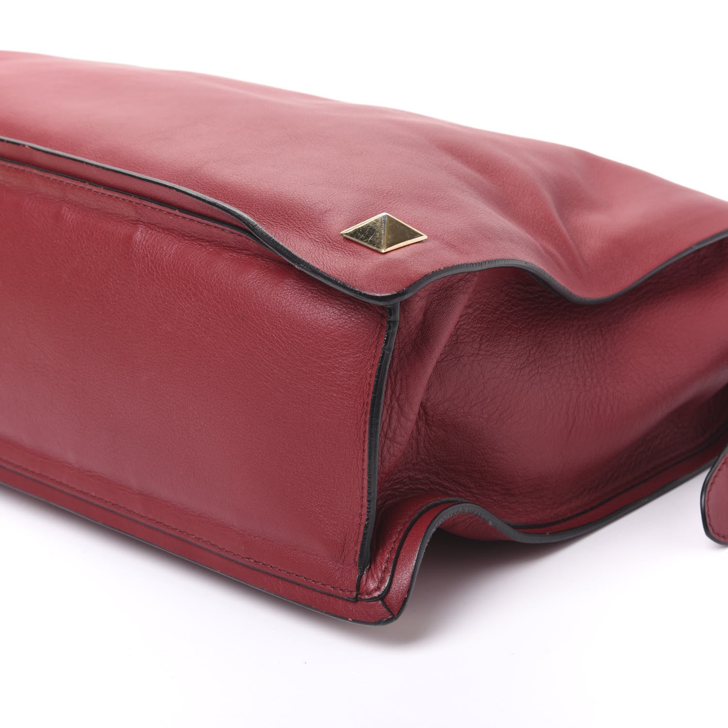 Valentino Garavani Vitello Macro Rockstud Runway Tote Scarlet 6 of 11