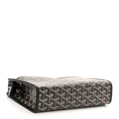 Goyard Goyardine Jouvence MM Toiletry Pouch Black 4 of 9