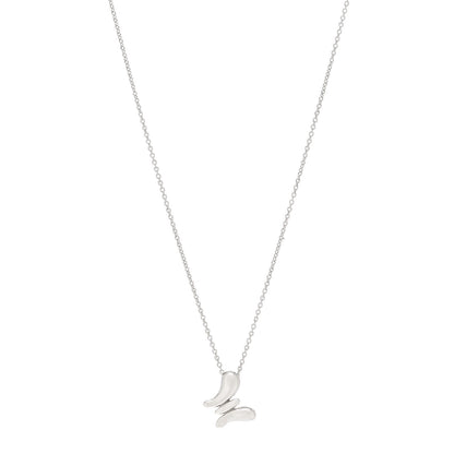 Tiffany Sterling Silver Elsa Peretti Butterfly Pendant Necklace 1 of 5