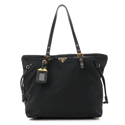 Prada Saffiano Tessuto Nylon Tote Black 1 of 11