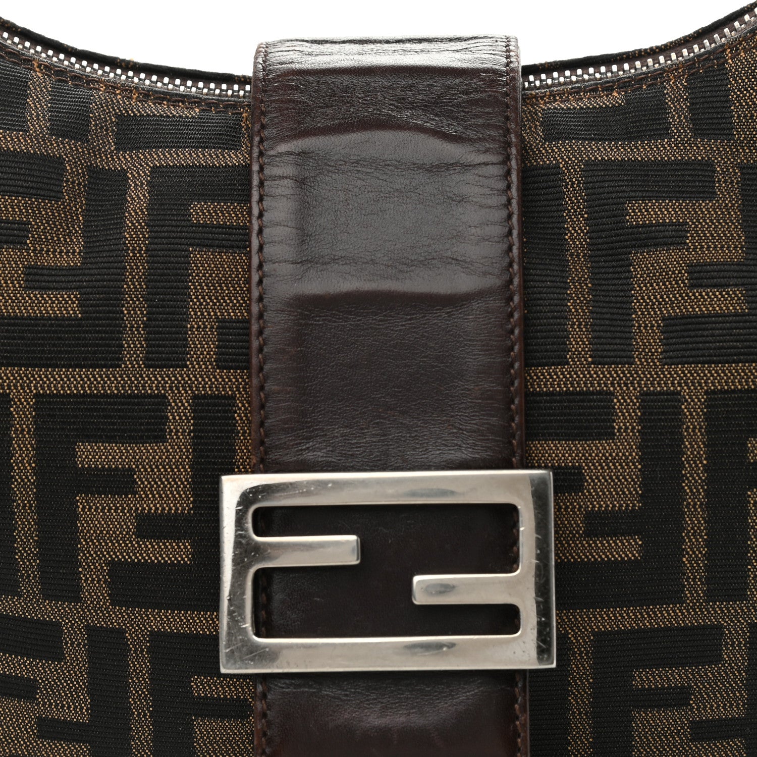 Fendi Zucca Hobo Tobacco 7 of 10