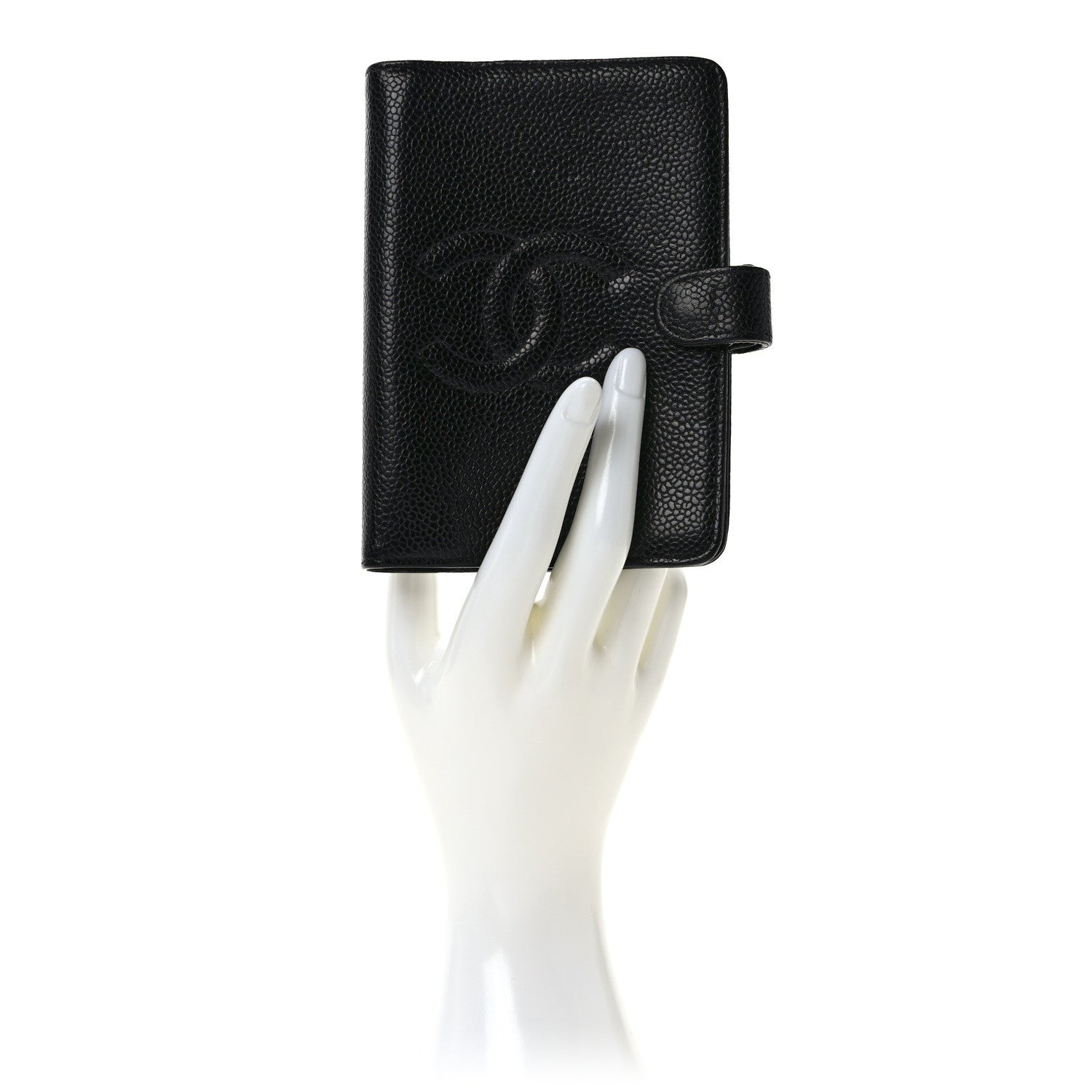 Chanel Caviar CC Small Ring Agenda Planner Black 2 of 6