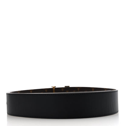 Louis Vuitton Calfskin Monogram 30mm LV Initiales Reversible Belt 90 36 Black 4 of 6