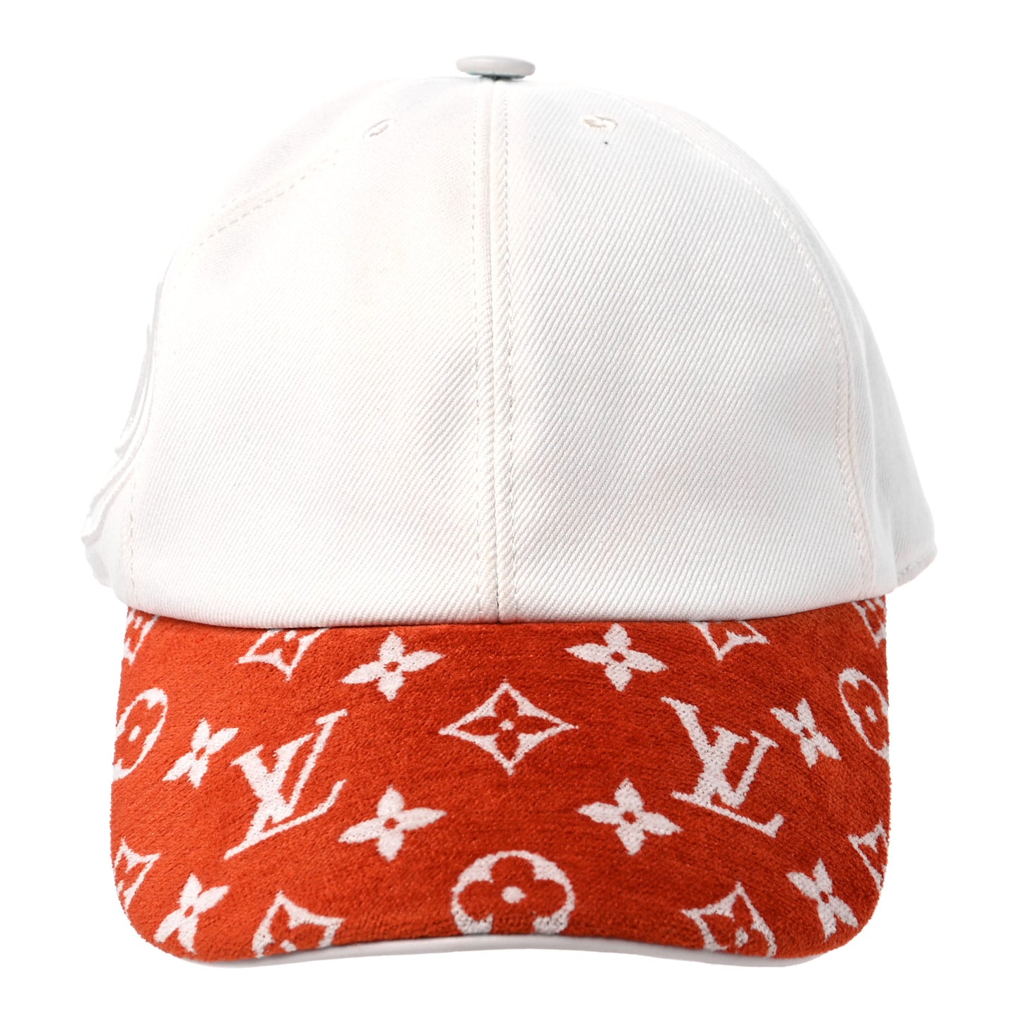 Cotton Jacquard Weave LV Match Cap M Terracotta
