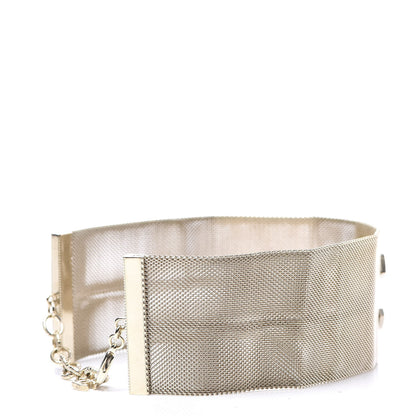 Chanel Mesh CC Choker Necklace Gold 4 of 8