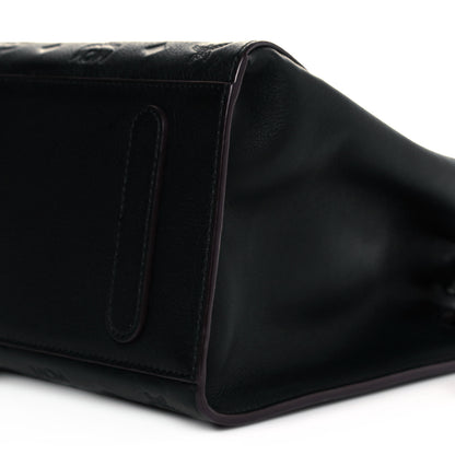 MCM Calfskin Ottomar Monogram Medium Essential Tote Black 9 of 9