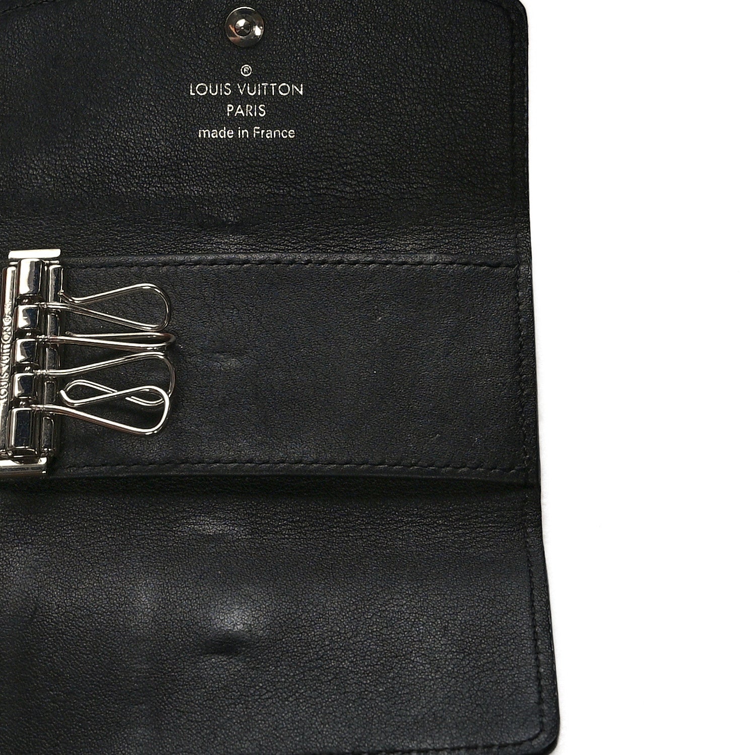 Louis Vuitton Mahina Multicles 4 Key Holder Black 8 of 11