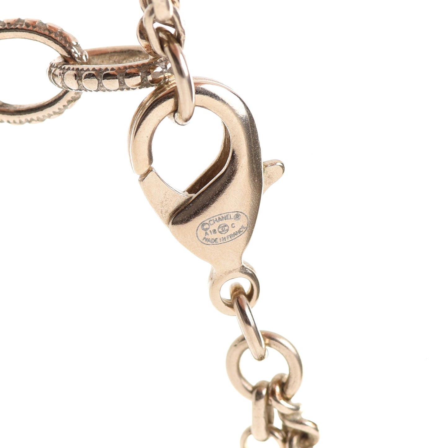 CC Multi Strand Chain Necklace Gold
