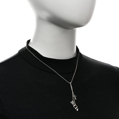 Tiffany Sterling Silver Letters Lariat Necklace 2 of 6