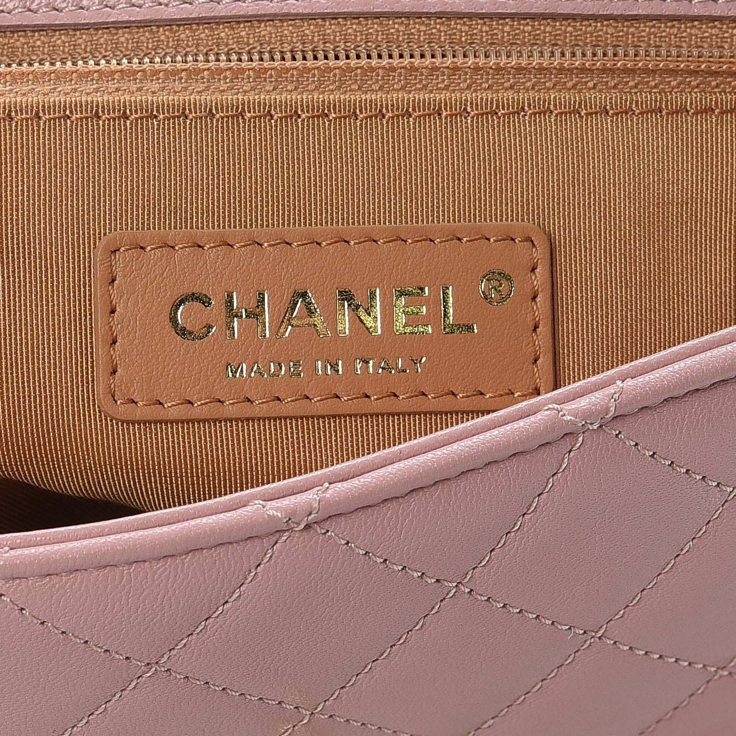 Chanel Lambskin Quilted Curved Flap Pink 8 of 11