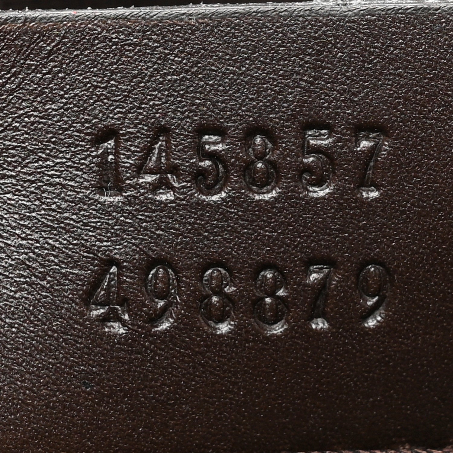 Gucci Monogram Calfskin Perforated Medium Flat Messenger Bag Dark Brown 7 of 11