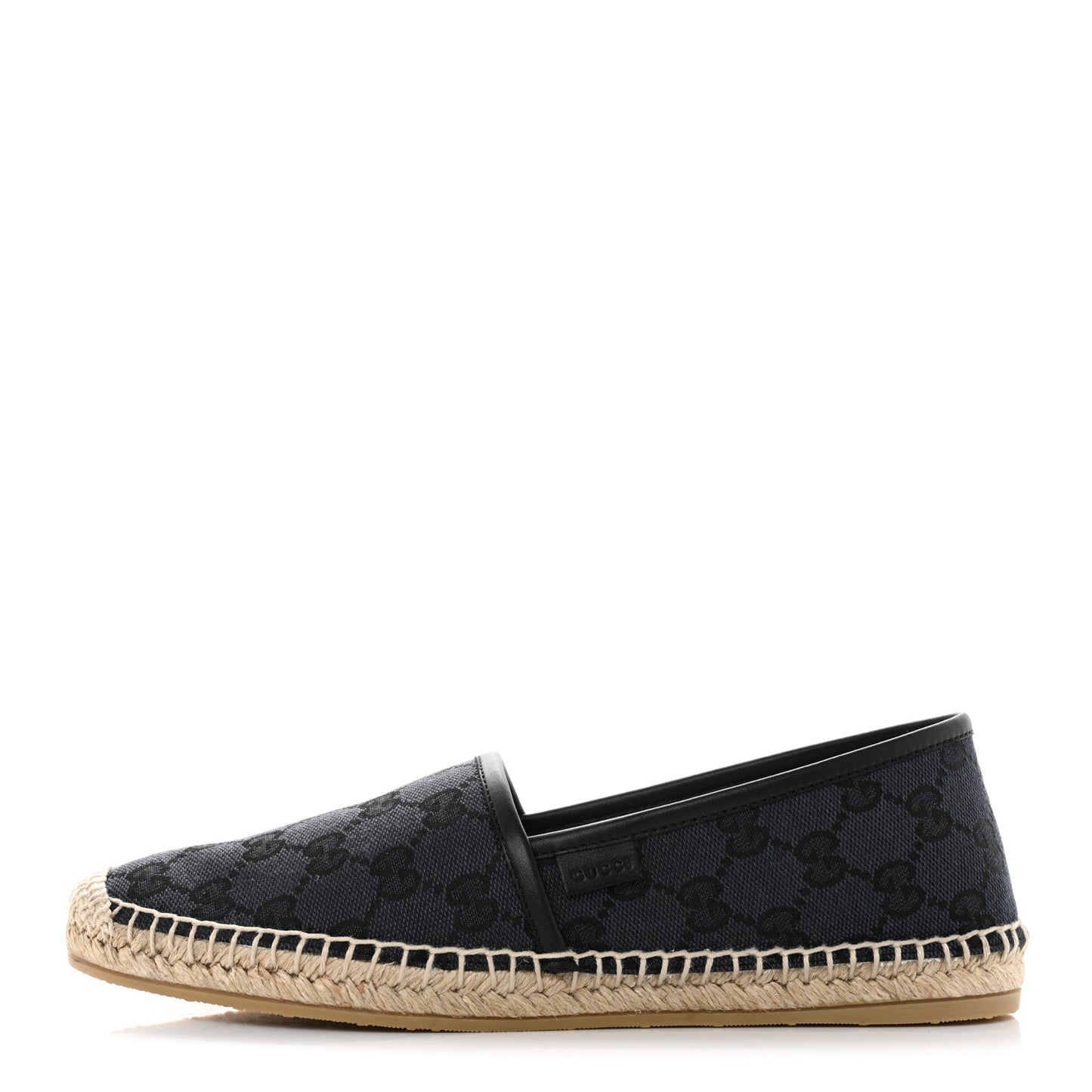 Monogram Espadrilles 38 Black