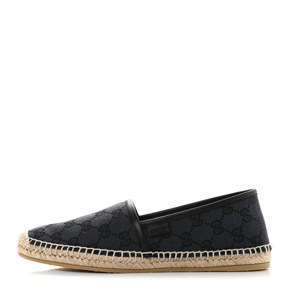 Gucci Monogram Espadrilles 38 Black 1 of 9