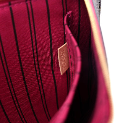 Louis Vuitton Monogram Neverfull MM GM Pochette Pivoine 7 of 7