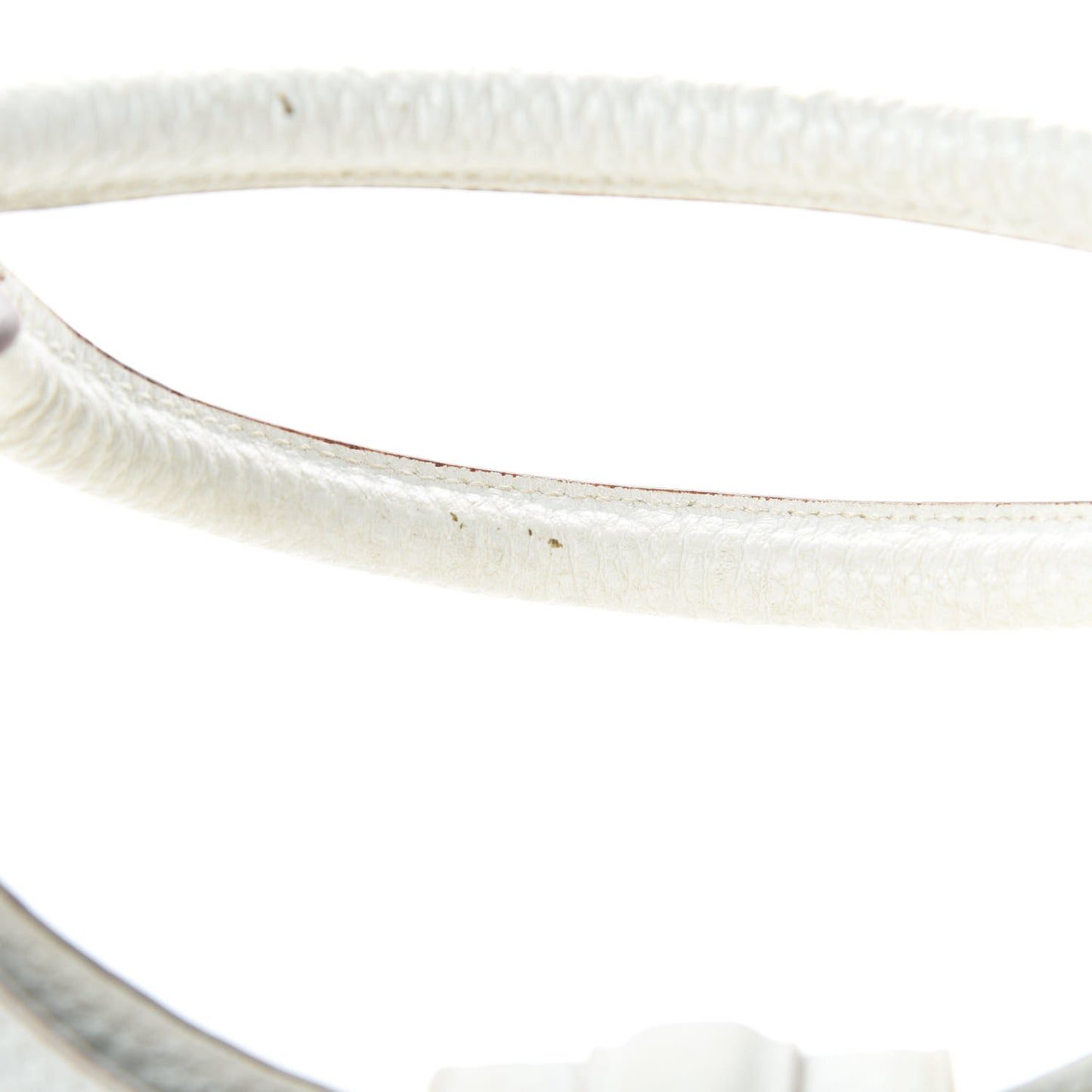 Calfskin Junco Shoulder Bag White