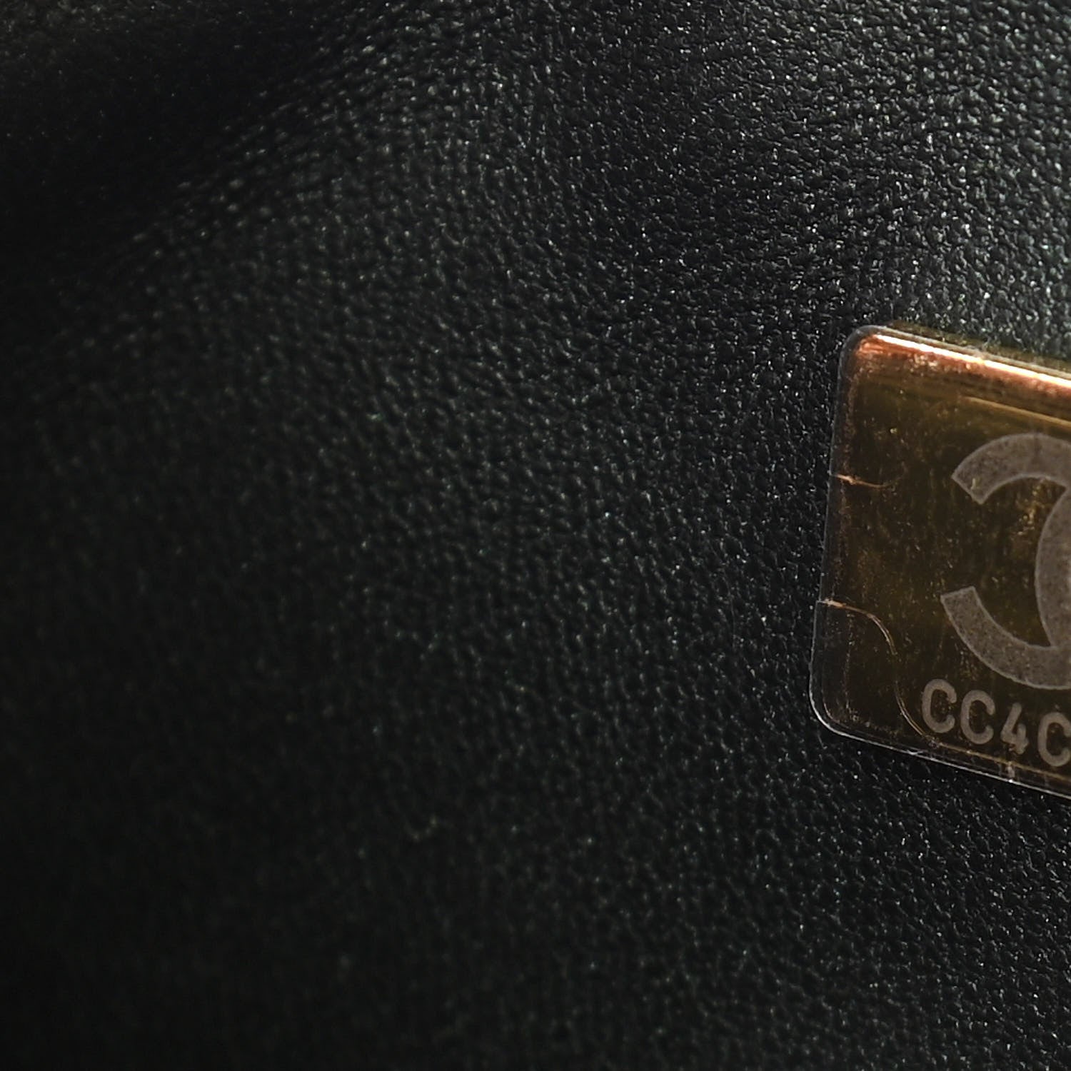 Chanel Iridescent Lambskin Quilted Mini Top Handle Rectangular Flap Dark Green 7 of 11