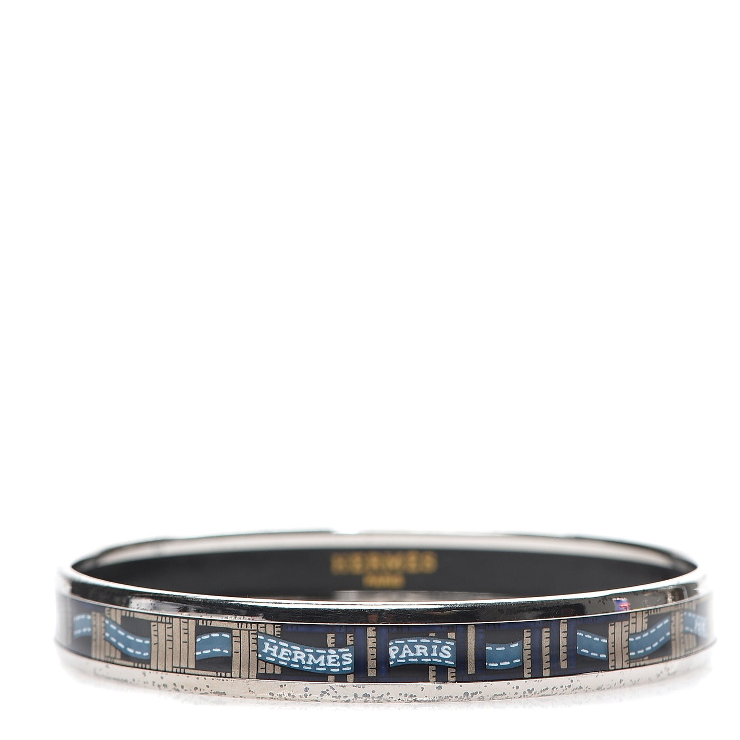 Enamel Printed Narrow Ribbon Bracelet 62