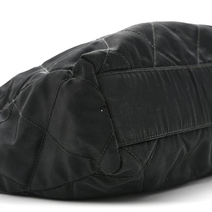 Prada Nylon Tessuto Impuntu Quilted Flap Shoulder Bag Black 7 of 10