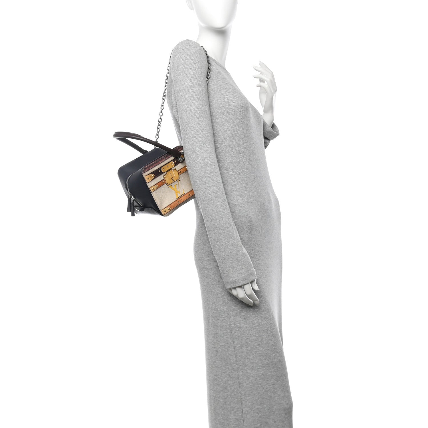 Louis Vuitton Transformed Canvas Time Trunk Square Bag 2 of 9
