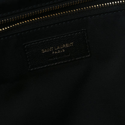 Saint Laurent Lambskin Quilted Maxi Icare Shopping Tote Black 7 of 12