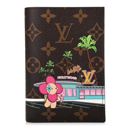 Louis Vuitton Monogram 2021 Christmas Animation Hollywood Passport Cover Fuchsia 1 of 6