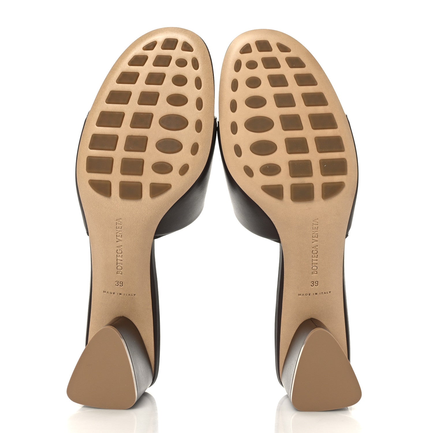 Bottega Veneta Vienna Calfskin The Band Mule Sandals 38 Bitter Chocolate 5 of 7