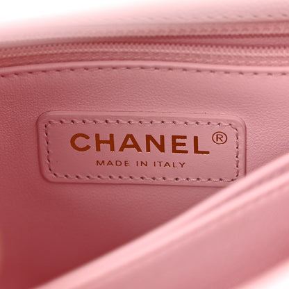 Chanel Caviar Quilted Mini Coco Handle Flap Light Pink 7 of 12