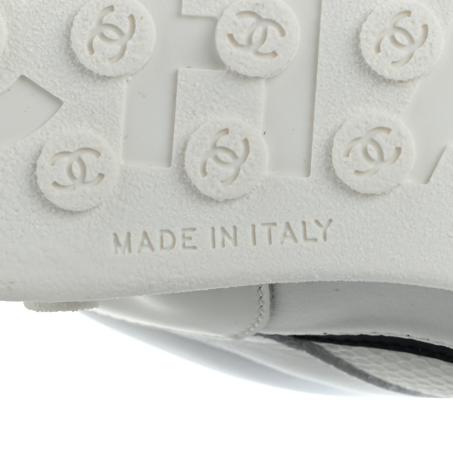 Calfskin Mesh Lycra Womens Logo High Top Sneakers 37 White