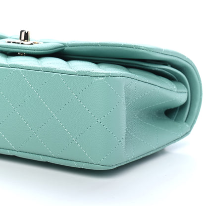 Chanel Caviar Quilted Small Double Flap Light Green 9 of 9