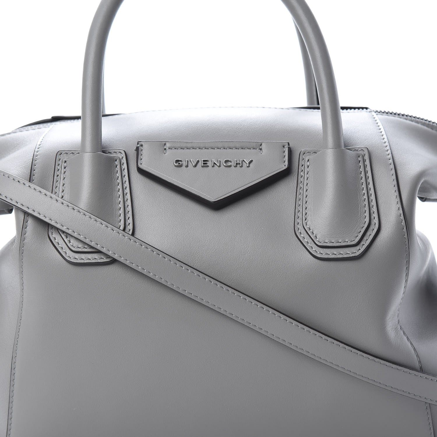 Givenchy Calfskin Small Soft Antigona Pearl Grey 8 of 10