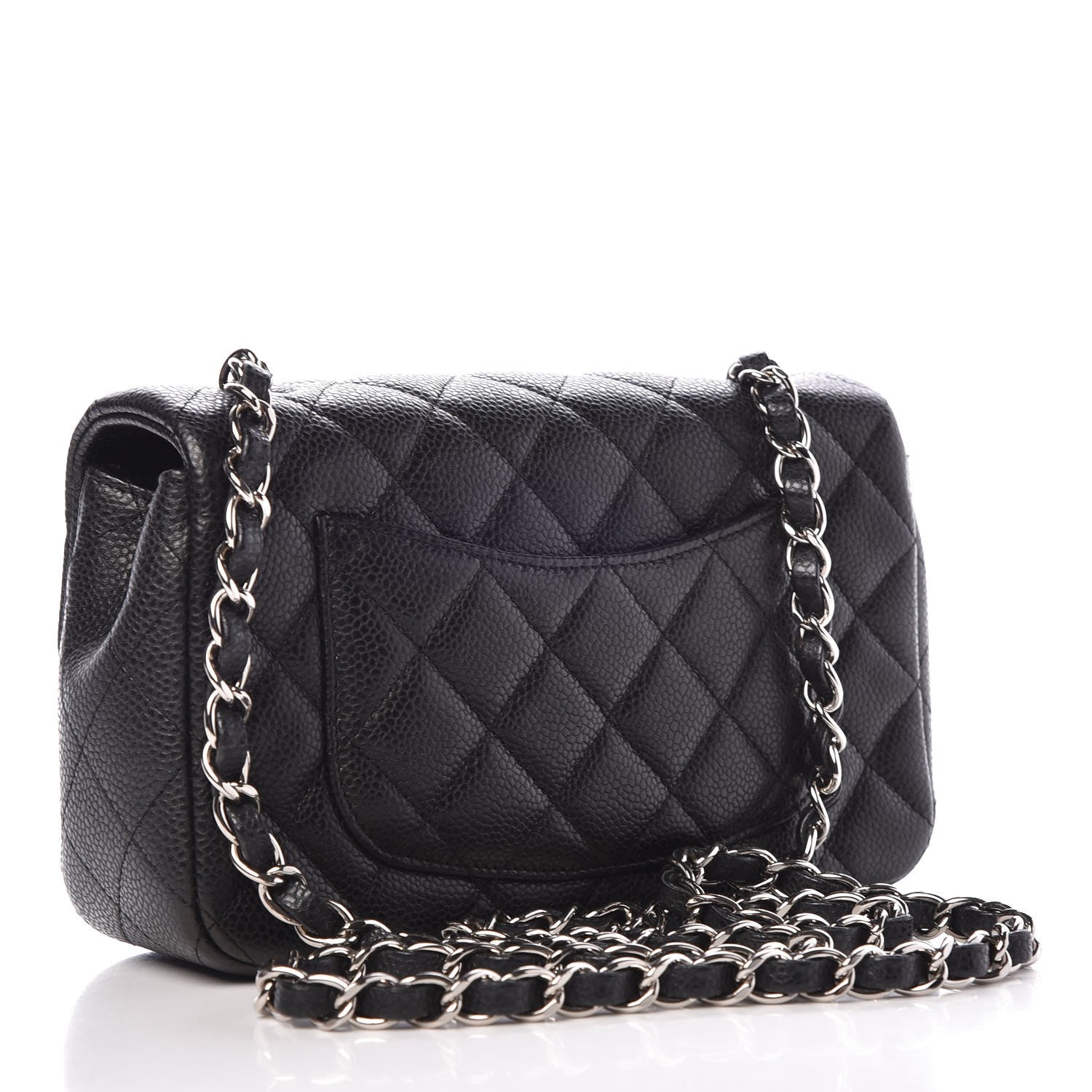 Chanel Caviar Quilted Mini Rectangular Flap Black 2 of 7