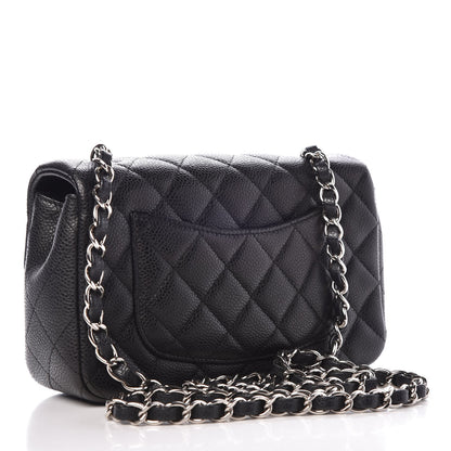 Chanel Caviar Quilted Mini Rectangular Flap Black 2 of 7