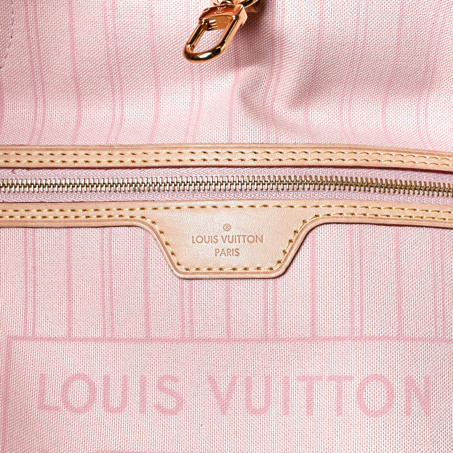 Louis Vuitton Damier Azur Neo Neverfull MM Rose Ballerine 7 of 13