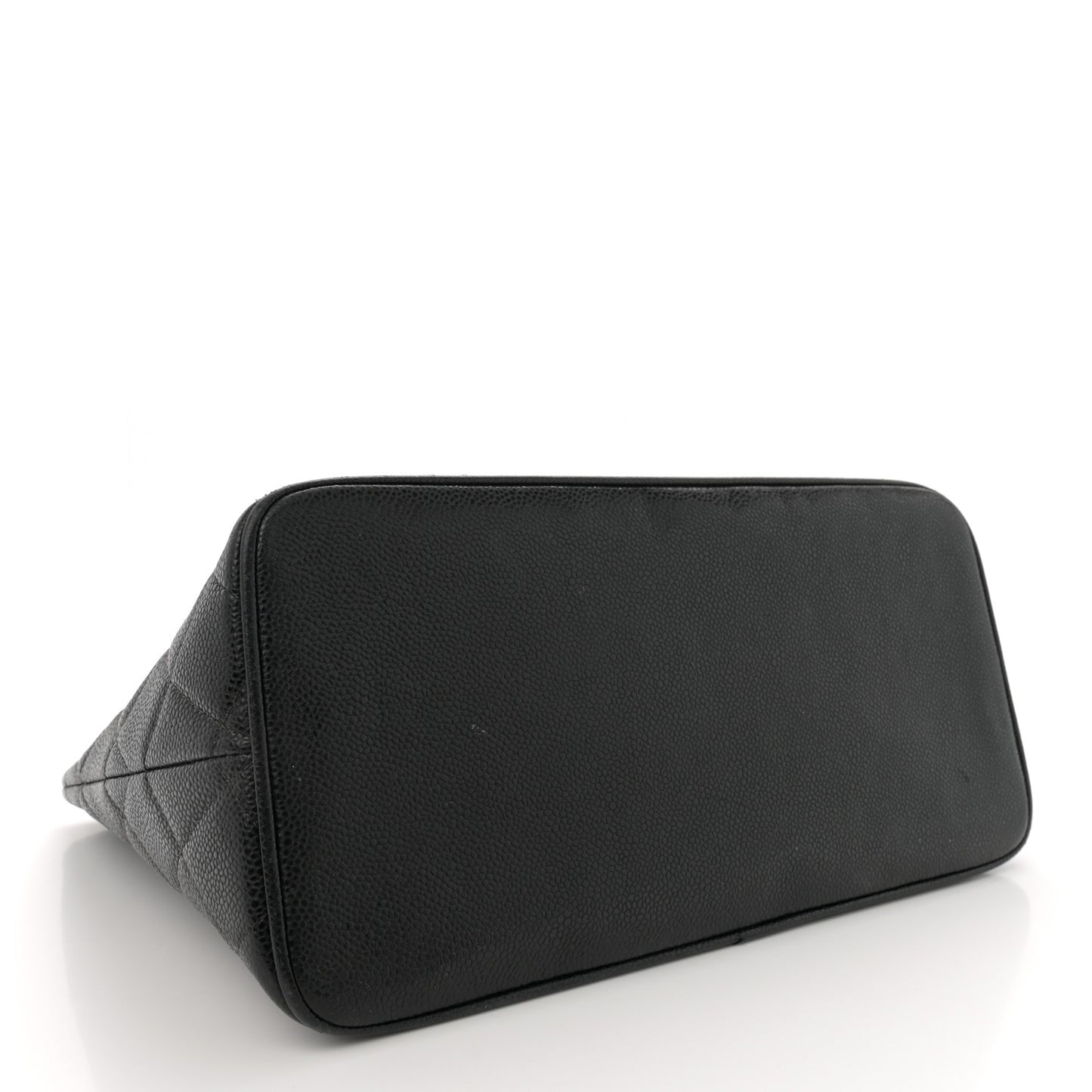 Caviar Quilted Medallion Tote Black