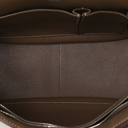 Hermes Taurillon Clemence Jypsiere 28 Etoupe 5 of 10