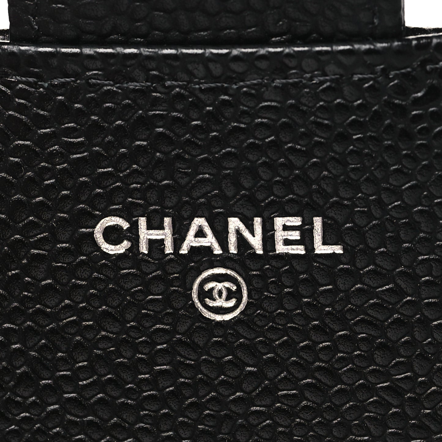 Caviar Quilted Large Gusset Flap Wallet Black
