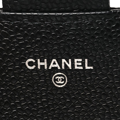 Chanel Caviar Quilted Large Gusset Flap Wallet Black 6 of 9