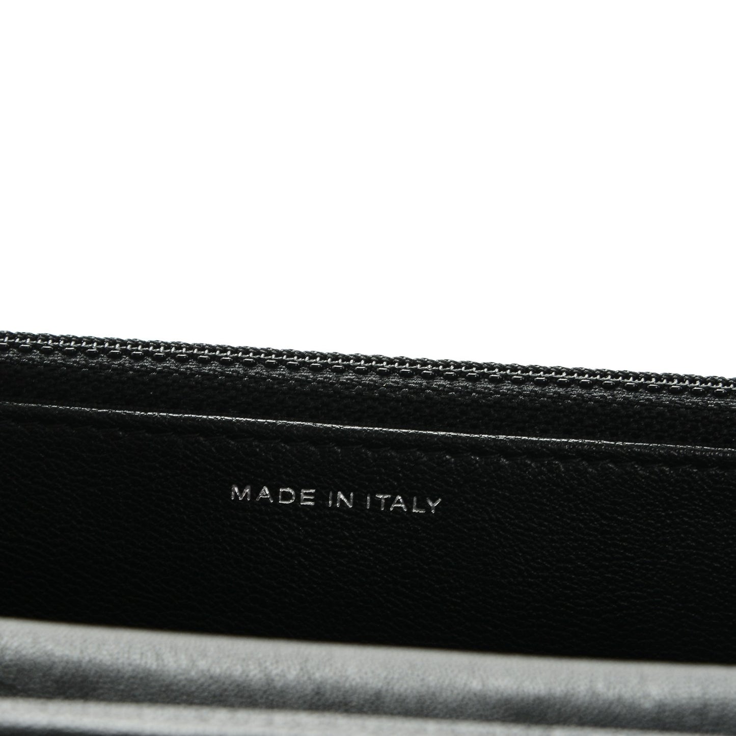 Sheepskin Chevron Reissue Wallet On Chain WOC So Black