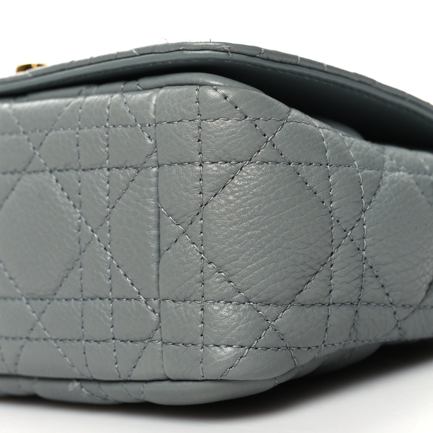 Christian Dior Calfskin Cannage Small Caro Bag Grey 10 of 10