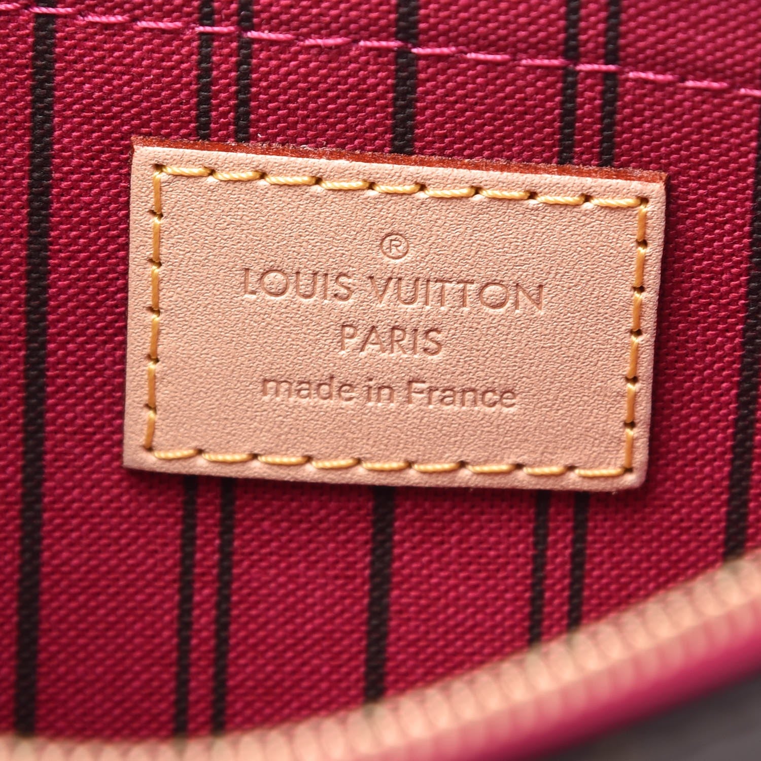 Louis Vuitton Monogram Neverfull MM GM Pochette Pivoine 6 of 7